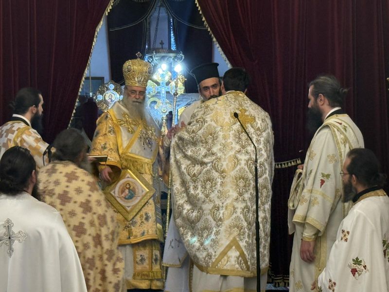 Χειροτονία πρεσβυτέρου στον Άγιο Αθανάσιο Δράμας